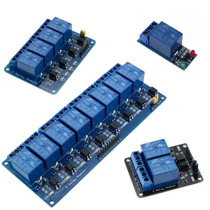 5 V 1 2 4 optocoupler के साथ 8 चैनल रिले मॉड्यूल रिले 5 V उत्पादन 1 2 4 8 रास्ता रिले मॉड्यूल विस्तार बोर्ड