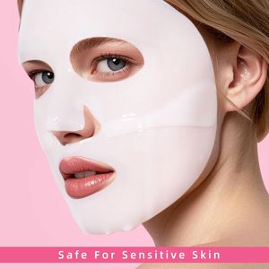 Masker Wajah Lembaran Fungsional Harga Tinggi dengan Asam Hialuronat untuk Hidrasi Wajah, Pemutihan & Pelembapan Tanpa Pewangi - Product Image 1