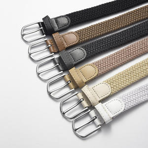 <span class=keywords><strong>Ceinture</strong></span> <span class=keywords><strong>élastique</strong></span> tissée en tissu tressé coloré personnalisée Syh1125 pour hommes et femmes - Product Image 5