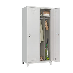 Armoire casier à 2 portes d'<span class=keywords><strong>occasion</strong></span> avec sommet incliné pour les classeurs scolaires et hospitaliers à vendre - Product Image 1