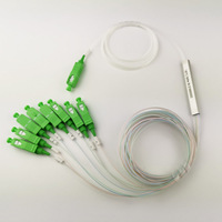 MT-1080-C 0.9mm 1*2 1*4 1*8 1*16 1*32 2*16 2*32 baja Bare Fiber Optical Splitter mini Tube Splitter PLC