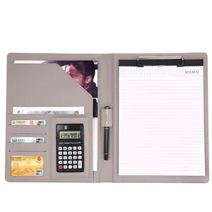 Business Portfolio Organizer Folder A4 PU Leather Portfolio