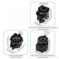 Connecteur XLR femelle 3 broches à monter sur panneau pour mixeur, microphone, haut-parleurs, adaptateur de prise audio