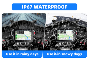 Sistema di Navigazione Globale per Moto con Schermo Smart da <span class=keywords><strong>5</strong></span> Pollici, Supporta Carplay Wireless, Android AUTO, Riproduzione Video e Assistenza alla Retromarcia - Product Image 4