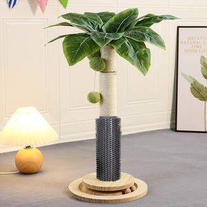 Palm <span class=keywords><strong>Sisal</strong></span> Kat Krabplank Stokken Met Hangende Bal <span class=keywords><strong>Sisal</strong></span> Touw Voor Indoor Katten Klauw Krabber - Product Image 2