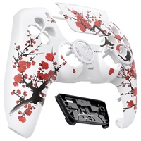 EXtremeRate LUNA coque avant de remplacement pour manette de jeu personnalisée redessinée pour plaque frontale de contrôleur PS5 avec couvercle de pavé tactile