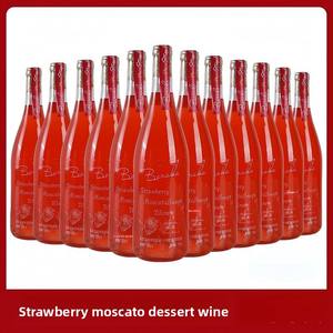 Vin de Moscato à la fraise en gros |   Vin Doux à Faible Teneur en <span class=keywords><strong>Alcool</strong></span> 750ml pour la Restauration et les Bars - Product Image 1