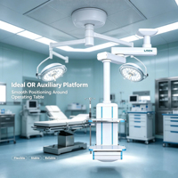 Pendentif médical chirurgical électrique à deux bras en promotion pour salle d'opération et soins intensifs