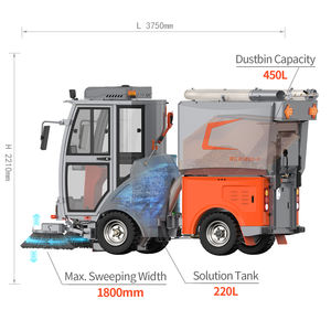 Balayeuse Routière Électrique Neuve R-CX1800-F pour Applications de Nettoyage Urbain Automatisé en Ville Intelligente - Product Image 3