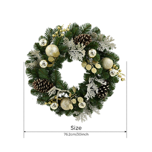 Décorations personnalisées, guirlande de Noël à suspendre à la porte ou à la fenêtre, ornement de porte, décoration, couronne suspendue - Product Image 1