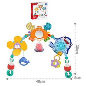 Trẻ Sơ Sinh Chơi Arch Rattle Xoay Xoay Nhạc Cụ Di Động Nôi Em Bé Đầu Giường Chuông Ocean Bed Bell Đồ Chơi Cho Trẻ Em