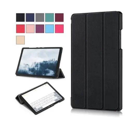 Auto Wake Sleep Folding Kicks tand 10,2 Zoll faltbare PU-Leder-Tablet-Hülle für iPad 10,2 Rückseite für iPad-Hülle Für iPad-Hüllen