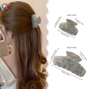 QIYUE Acrylique or poudre marbre <span class=keywords><strong>pince</strong></span> à <span class=keywords><strong>cheveux</strong></span> <span class=keywords><strong>petite</strong></span> tête arrière fraîche chignon <span class=keywords><strong>pince</strong></span> à <span class=keywords><strong>cheveux</strong></span> Simple <span class=keywords><strong>pince</strong></span> à <span class=keywords><strong>cheveux</strong></span> - Product Image 3