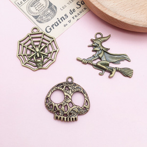 Pendentif Halloween explosif alliage bricolage accessoires pendentif Bracelet en Bronze ancien - Product Image 5