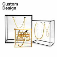 Boîte cadeau pliable pour bonbons et gâteaux, logo personnalisé, vente chaude, transparente, en PVC, PET, PP, avec cordon portable