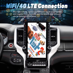 Écran vertical de 14.8 pouces, Navigation Android pour camions Dodge RAM 2019-2023, stéréo, sans fil, Carplay, GPS, autoradio, lecteur multimédia - Product Image 6