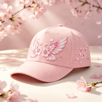 Casquette de baseball 5 panneaux en sergé de coton structuré avec broderie 3D de logo personnalisé, style streetwear, sangle réglable