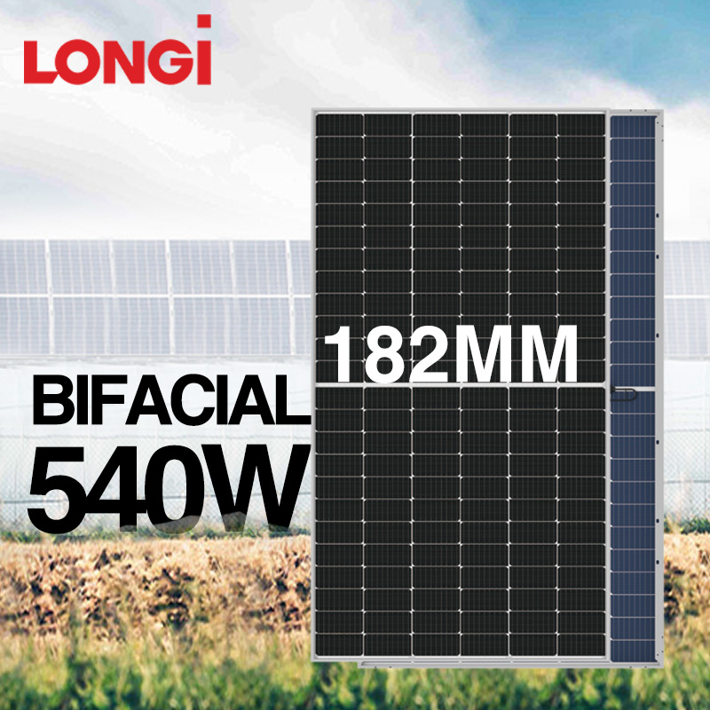 Сертификат солнечных панелей LONGi single 550 Вт, солнечная панель 540 Вт, 545 Вт, 535 Вт, билицевая монокристаллическая солнечная панель