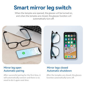 <span class=keywords><strong>Gafas</strong></span> Inteligentes con Bisagra Inteligente que Controla tu Espacio Sonoro: Fidelidad de Audio con Triple Imán, DNS para Claridad de Llamadas - Product Image 3