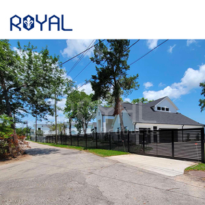 Revêtement en poudre résidentiel moderne personnalisé clôture à lattes en aluminium panneau de confidentialité pour la revente - Product Image 6