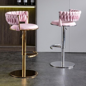 <span class=keywords><strong>Tabouret</strong></span> de <span class=keywords><strong>cuisine</strong></span> de luxe moderne nouveau <span class=keywords><strong>design</strong></span> Chaises de bar Tabourets de bar pivotants - Product Image 3