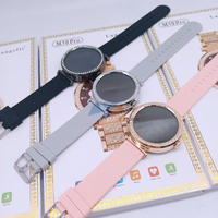 Montre connectée M10 Pro avec appels Bluetooth, suivi de la santé féminine, modes multisports, montre élégante pour femmes avec diamants