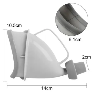 En gros Urinoirs portables en silicone d'urgence pour femmes, type entonnoir, pour camping, tente et voyage - Product Image 4