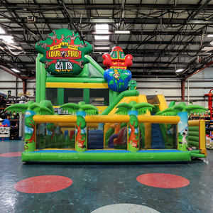 Pvc trẻ em trong nhà ngoài trời thiết bị chơi bơm hơi nhảy lâu đài <span class=keywords><strong>bouncy</strong></span> công viên Trampoline Nhà Giải trí với Slide - Product Image 4