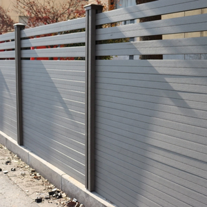 Valla de Panel WPC para jardín resistente a los rayos UV e impermeable, <span class=keywords><strong>precio</strong></span> de fábrica, fácil instalación, VALLA DE WPC de plástico y madera 180x180 - Product Image 3