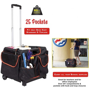 Xe Kéo Tiện Ích Cán Đa Năng 2021 | Hộp Nhựa | Túi Đựng Sữa | Túi Sắp Xếp Hồ Sơ Đựng Dụng Cụ Trong Lớp Học Giáo Viên - Product Image 5