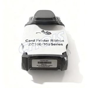<span class=keywords><strong>Ruban</strong></span> noir <span class=keywords><strong>Zebra</strong></span> 800300-301 compatible à faible coût pour imprimante de cartes ZC100 <span class=keywords><strong>ZC300</strong></span> - Product Image 5