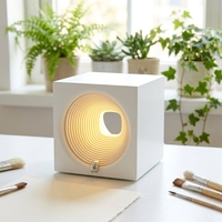 Veilleuse design unique Time Machine, variateur tactile motif chat, alimentée par USB, vente en gros, pour décoration de chambre d'enfant