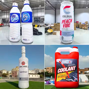 Coupe de crème glacée gonflable géante de publicité extérieure d'éclairage avec le LOGO - Product Image 1