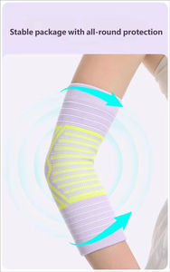 Coudière respirante en tissage 3D, haute élasticité, pour le sport, antidérapante, pour l'entraînement et le soutien quotidien des articulations - Product Image 3