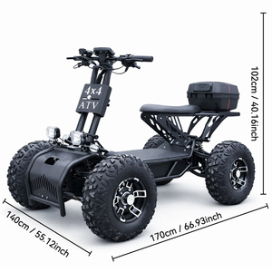 Scooter ATV 4x4 para Adultos, Alta Potencia, Motor Dual/Cuádruple, 4WD Todoterreno, 10000W, Buggy de Alta Potencia ES-M88 - Product Image 4