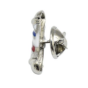 Broche de barbier 3D, 1 pièce, Badge Hip Hop, coiffeur, gothique - Product Image 3