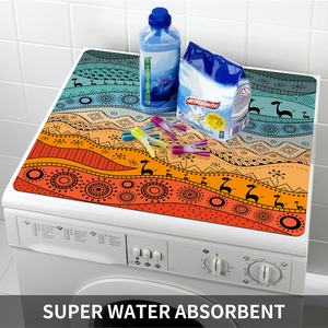 Tappetino personalizzabile per lavatrice con Design in microfibra cammello <span class=keywords><strong>parasole</strong></span> moderno antiscivolo per la conservazione della polvere formato personalizzato nuovo creativo - Product Image 3