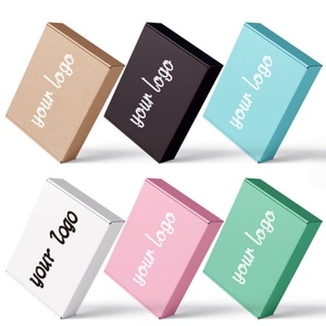 Caja de Cartón Corrugado con Impresión de Logotipo Personalizado, Caja de Papel Naranja Plegable para Envío por <span class=keywords><strong>Correo</strong></span>, Embalaje de Cartón - Product Image 3