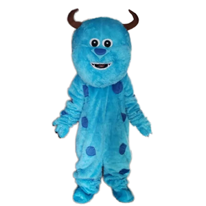 2026 MOQ 1 pieza profesional personalizado azul Sully mascota disfraz divertido dibujos animados animales monstruo mascota disfraz para fiesta - Product Image 1