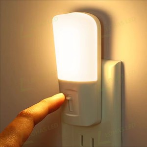 LOHAS Plug-in Dimmable Night <strong>Light</strong> Dusk Dawn <strong>Sensor</strong> Nightlight Wall Plug Bed Lamp <strong>LED</strong> Night <strong>Lights</strong> for Bedroom Bathroom - Product Image 5