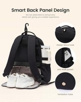 Sac à dos de tennis unisexe décontracté, imperméable en polyester, convient aux raquettes de 27 pouces, compartiment ventilé pour chaussures, poche pour articles mouillés, pickleball