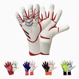 <span class=keywords><strong>Guanti</strong></span> da Portiere da Calcio Nuovi di Grande Successo in Pelle con Dorso Rovescio e Dita Half Pipe, Traspiranti e Resistenti all'Usura - Product Image 3