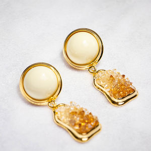 Boucles d'oreilles pendantes en perles baroques naturelles bohèmes, plaquées argent, style tendance, pour femmes, garantie de 2 ans, cadeau pour les amis, fête, mariage - Product Image 2