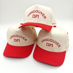 หมวกเบสบอลปรับแต่งได้พร้อมโลโก้ปักนูน 3 มิติ ลายจุดโดบี้สองสี หมวกกีฬาผ้าฝ้าย 5 ชิ้นแบบปรับได้ - Product Image 6