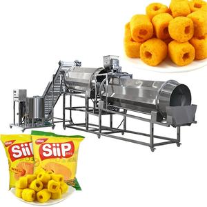 Maquinaria para Snacks Inflados, Fabricante de Extrusoras de Doble Tornillo, Línea de Producción de Aros de Cebolla, Equipo para Snacks Inflados Rellenos - Product Image 6
