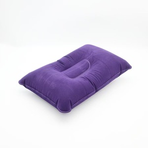 Kalın tüylü uzun yolculuk yastığı taşınabilir şişme yastık uyku/şekerleme yastığı dış mekan kampı - Product Image 4