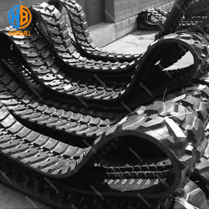 6 "X3.5" X28 piccolo scavatore cingolo Mini escavatore pista di gomma - Product Image 1