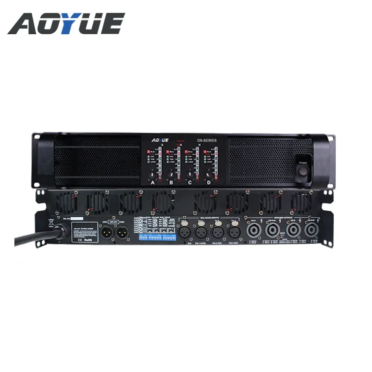 Aoyue Verstärker und Vergleichgeräte 1000Q Leistungsverstärker professionell 1350W 4-Kanal