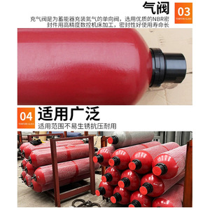 Hydac Hydraulic Accumulators SB330 4 6 10A Bladder Type Stainless Steel For Industrial Use - Product Image 3