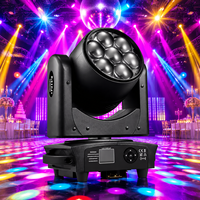 Date Disco Stage Party Mini 7x40W RGBW LED Abeille Oeil Tête Mobile Faisceau Lavage Zoom Dj Lumière De Scène De Mariage